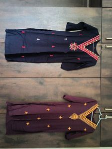 Set of 3 Embroidered Salwar Kameez