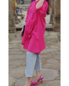 Pink Beautiful Kurta