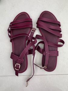 Allen Solly - Burgundy Strappy Sandals