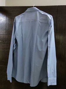 Club Infinity Branded Men Shirt Light Blue Stripe