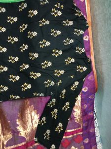 Floral &amp; Geometric Print Kurti - UsedOnly 4-5 Time