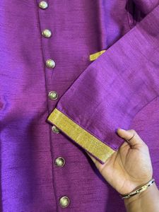 Purple Ethnic Kurta