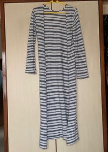 Striped Longline Shrug