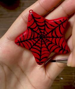 🕸️♥️ Spiderman Star ⭐ Keychain