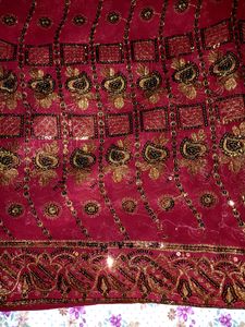 heavy designer saree