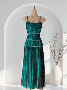 Luxury Embroidered Long Dress