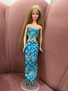 Barbie Doll in Blue Dress
