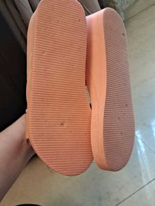 Cute Pink Bow Flip Flops