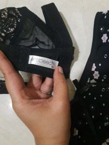 Black Lace Bikini Set