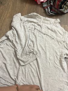 Half shoulder top