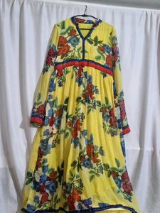 Yellow Gown For Women..ll