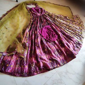Beautiful Anarkali Dress with Dupatta