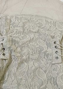 beautiful beige Corset top