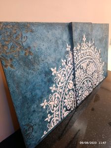 Mandala Texture Art Wall Decor -3 Piece Set