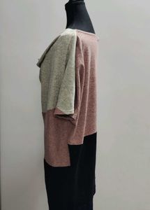 Color Block Dolman Top