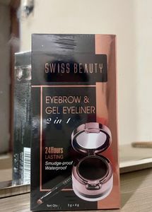 Swiss Beauty Eyebrow And Gel Eyeliner 2 In 1