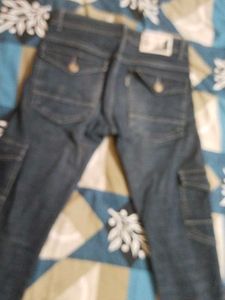 Cargo Denim Jeans