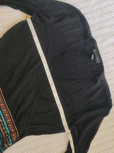 Black Wrap Top