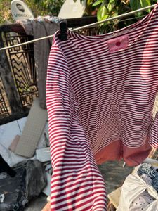 Striped Long Sleeve Top