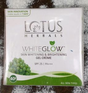 Lotus Herbals White Glow Gel Cream 40gm