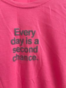 A Vibrant Neon Pink Tshirt