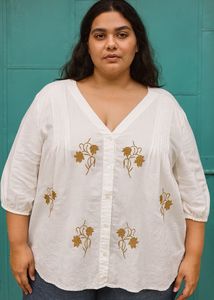 Brand New Top With embroidery