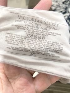 Beige White Bra Victorias secret