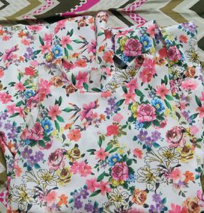 Floral Print One Piece