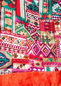 Ethnic Patchwork Saree