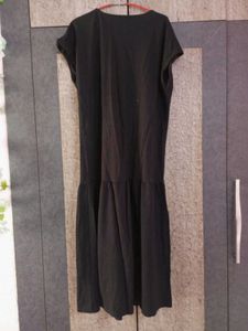 Black Button-Down Dress