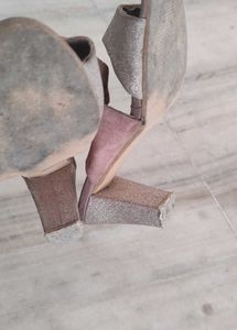 Pastel Pink Suede Footwear