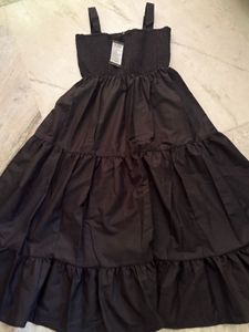Black Tiered Maxi Dress