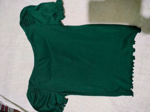 Olive Green Pretty Top. Also My Picture