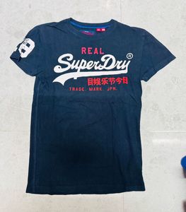 Super Dry Navy Blue T-Shirt