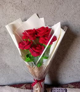 Crochet 🧶 Rose Bouquet 💗🌹✨