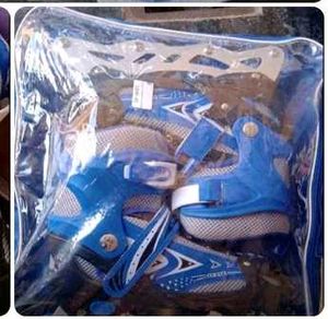 Blue Inline Skates Adjustable