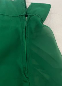 green skirt or lehenga