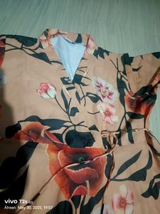 Floral Wrap Maxi Dress