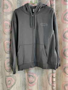 H&M Gray Zip-Up Hoodie