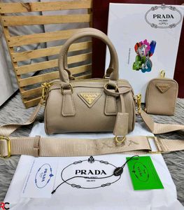 PRADA TWO-WAY TOP HANDLE CROSSBODY BAG*