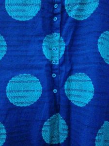 Blue Polka Dot Dress