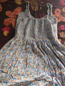 Casual Flower Print Dress