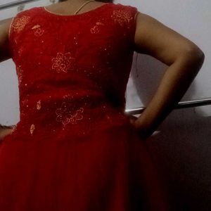 Red Embellished Dress