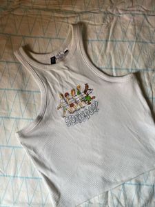 HM PRINTED VEST TOP/TANK TOP , Size : M