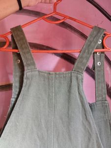 Half Pants Dungarees Light Dark Green
