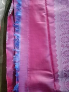 Elegant Purple Silk Saree