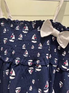 Navy Blue Casual Top