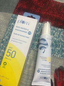 Plum Rice Water And Niacinamide Hybrid Sunscreen