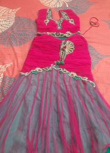 Pink Lehenga Choli Set