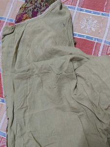 Beautiful Floral Kurta Margin Inside Inner Attach